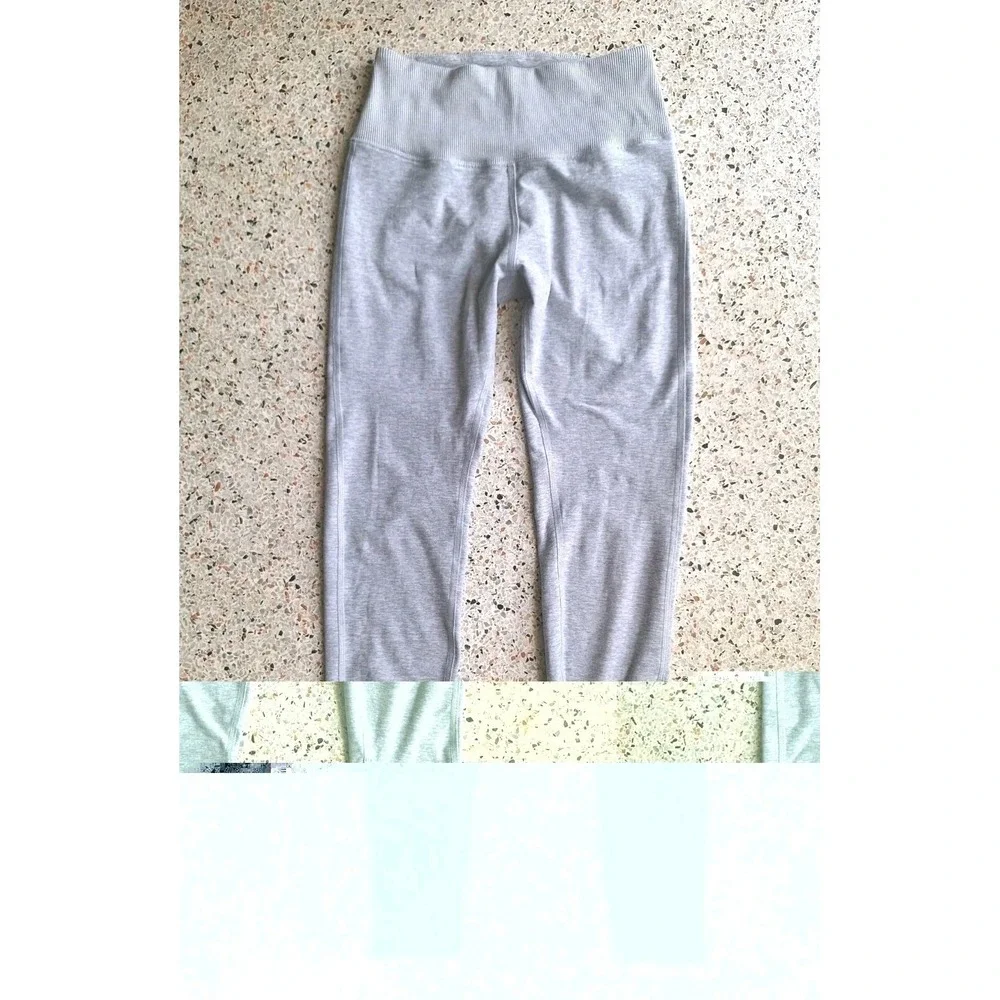 Alo Yoga Alosoft High Waist Lounge Leggings Ribbed Waist